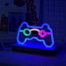 Enseigne au néon de manette de jeu pour la décoration murale de la maison, veilleuse LED bleue, lampe de salle de jeu, cadeaux sympas, Playstation Bar - DécorationNeon