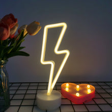 Lightning LED neon light, USB or battery powered boy/girl gift cool game light, bedroom wedding party decoration creative light - DécorationNeon