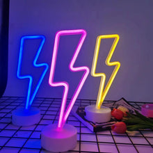 Lightning LED neon light, USB or battery powered boy/girl gift cool game light, bedroom wedding party decoration creative light - DécorationNeon